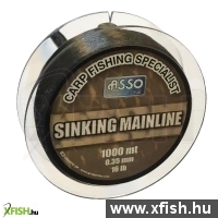 Asso Carp Mainline Sinking Merülő Pontyozó Zsinór 1000M 0,35 M.Sz.