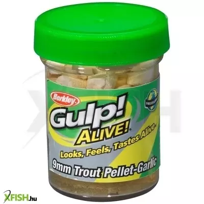 Gulp! Alive Trout Pellet utánzat 9mm 59g White 40 Garlic