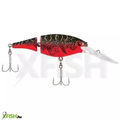 Berkley Flicker Shad Jointed wobbler 2in | 5cm 1/5 oz Red Tiger 1 Plastic Clam / Blister 5'-7' | 1.5m-2.1m 8 2