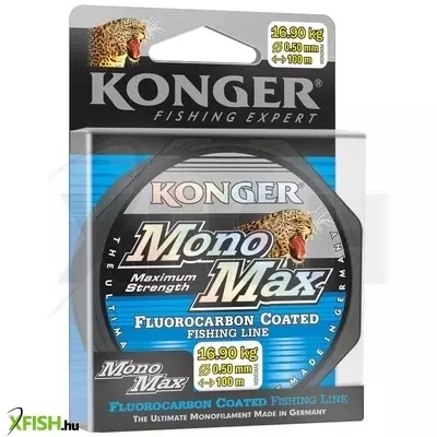Konger Monomax Fluorocarbon Coated Monofil Előkezsinór 30m 0,20mm 5,7Kg