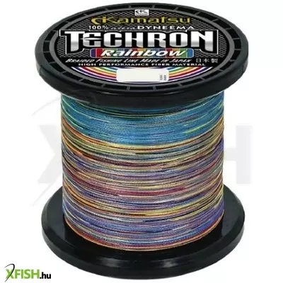 Kamatsu Techron Rainbow Braid Fonott Zsinór 1000m 0,16mm