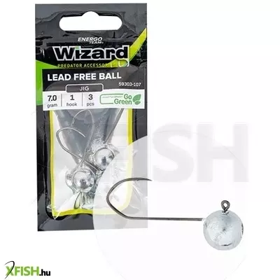 Wizard Twisterfej Go Green 1/0 6g 3 db/csomag