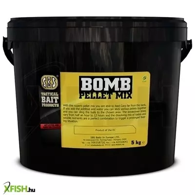 Sbs Bomb Pellet Mix Tonhal Fekete Bors 10x20mm 5000g