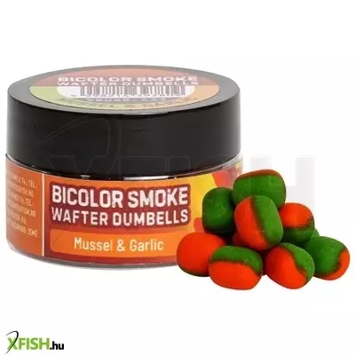 Benzar Mix Bicolor Smoke Wafter Dumbells Kagyló-Fokhagyma 10*8Mm Zöld-Narancs 30 Ml