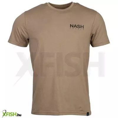 Nash Elasta Breathe T Shirt Green Horgász Póló S