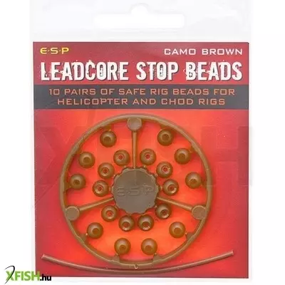 Esp L'Core Stop Beads Rögzítő Leadcorehoz Camo barna 10 Pár