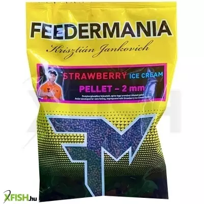 Feedermánia Method Pellet Mix 2 mm Strawberry Ice Cream Epres Fagyi 700 g