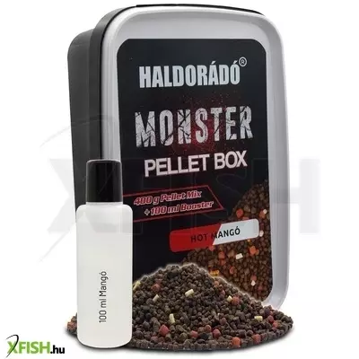 Haldorádó Monster Pellet Box Aromával Hot Mangó 400 g + 100 ml