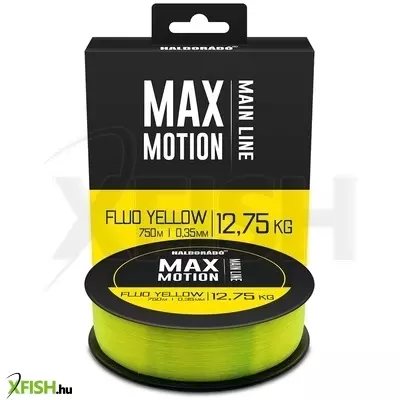 Haldorádó Max Motion Fluo Yellow 0,35 Mm / 750 M - 12,75 Kg pontyozó zsinór