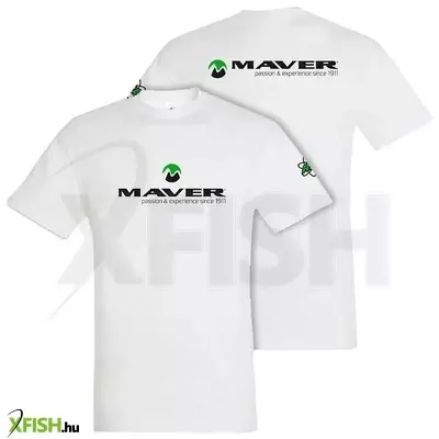 Maver Passion T-Shirt Horgász Póló Fehér S