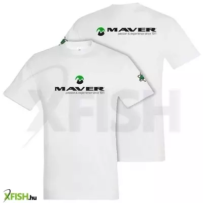 Maver Passion T-Shirt Horgász Póló Fehér Xl