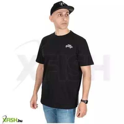 Fox Rage Wear Tee Shirt Horgász Póló Fekete Xxxl