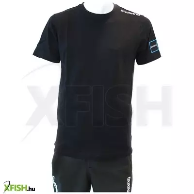 Shimano Apparel T-Shirt Horgász Póló Fekete Xl
