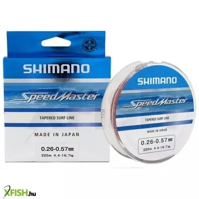 Shimano Line Speedmaster Surf Taper Dobóelőtét Zsinór Víztiszta 0,20mm-0,57mm 10x15m