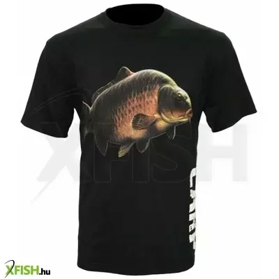 Zfish Carp T-Shirt Black Fekete Póló Xxl